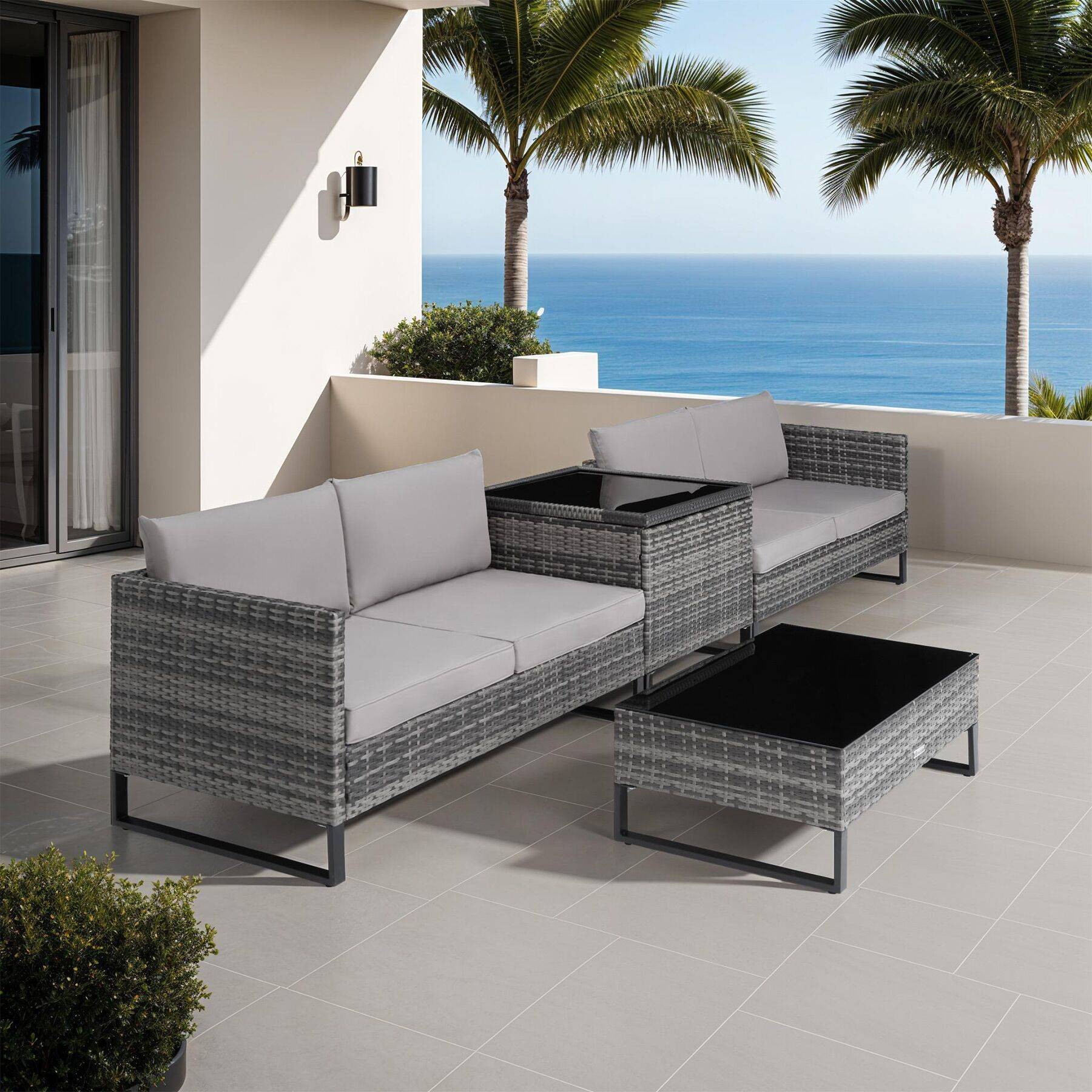 Rattan Lounge Ostuni