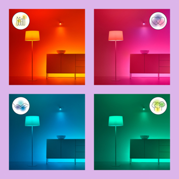 WiZ Connected LED tafellamp Squire licht dimbaar