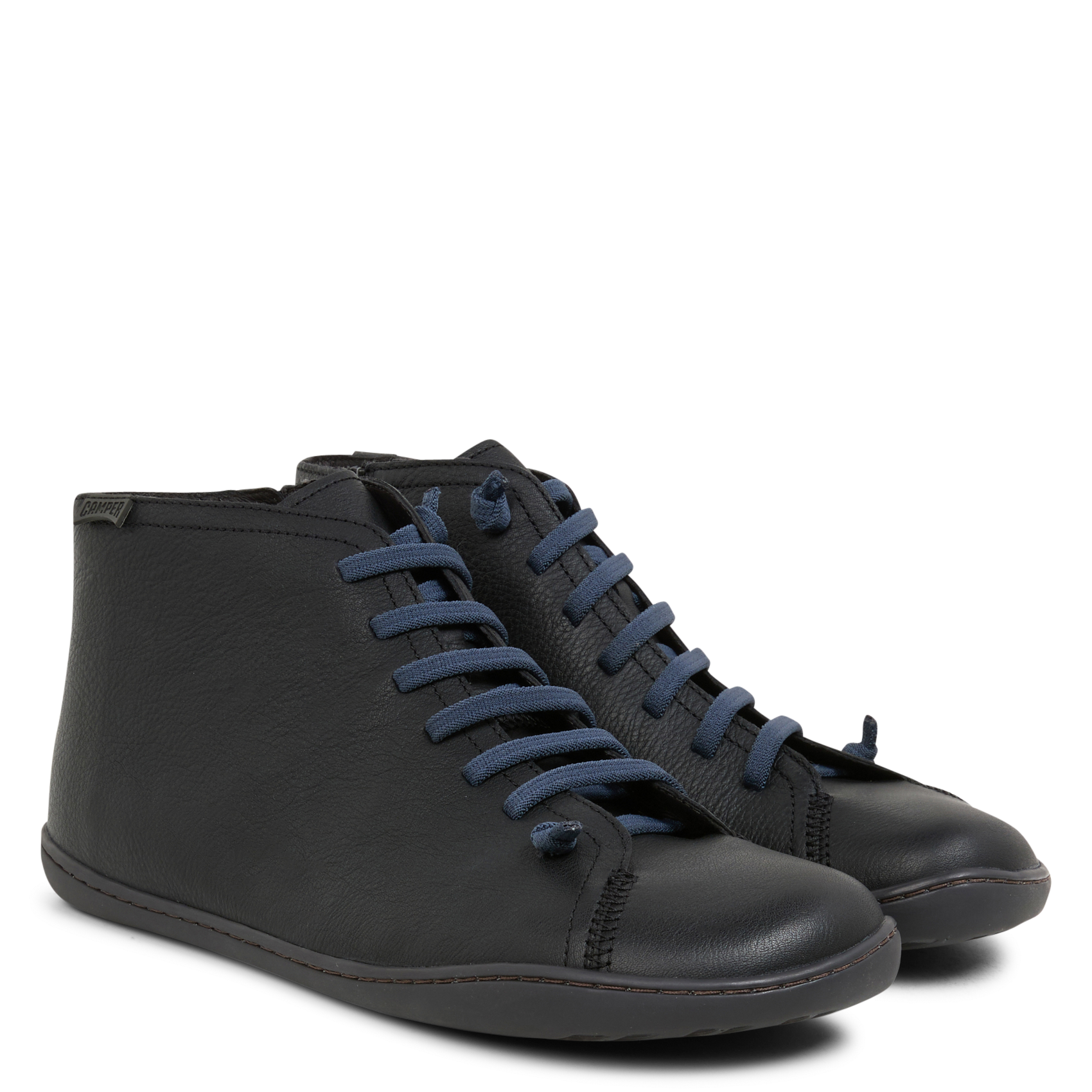 PEU CAMI - Baskets basses en cuir| Noir