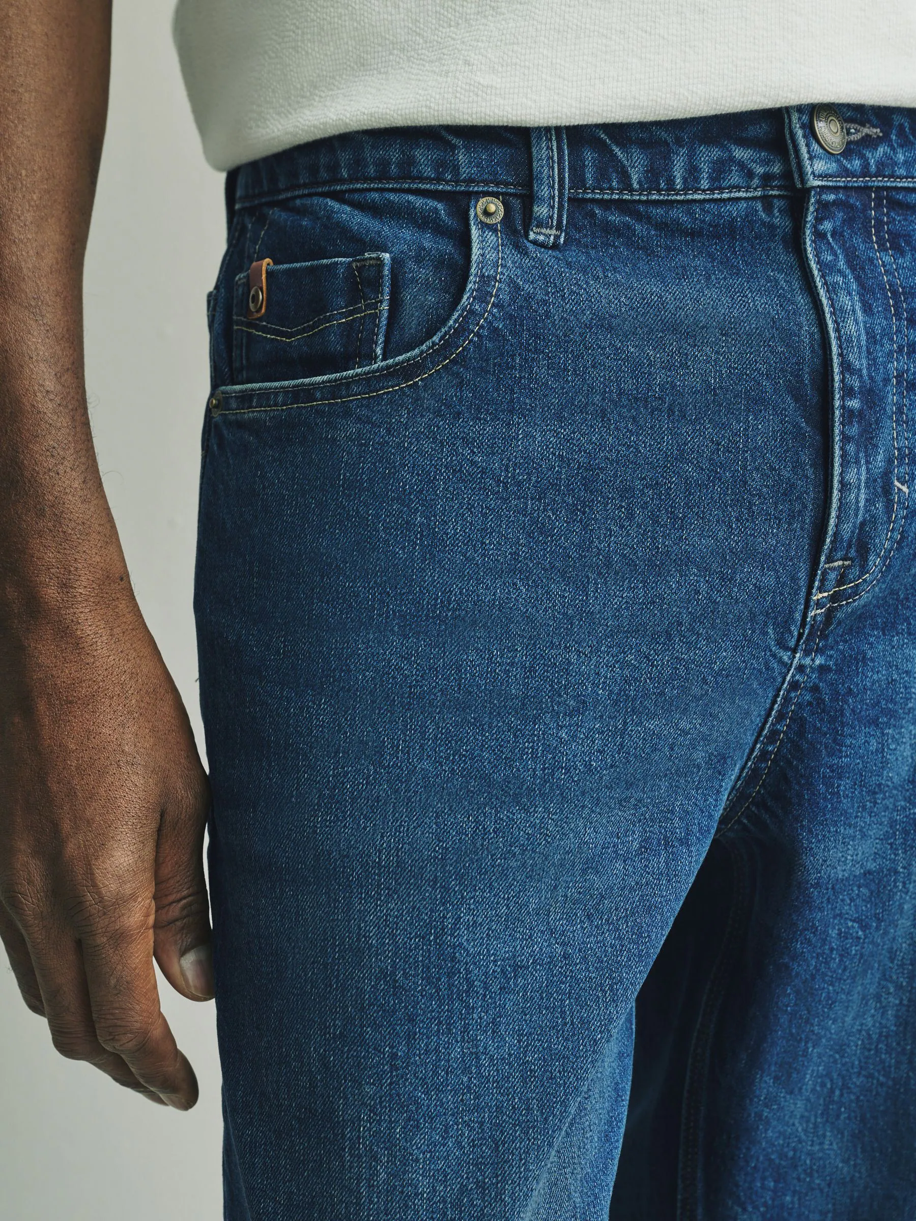 Donkerblauw - Signature zacht aanvoelende jeans