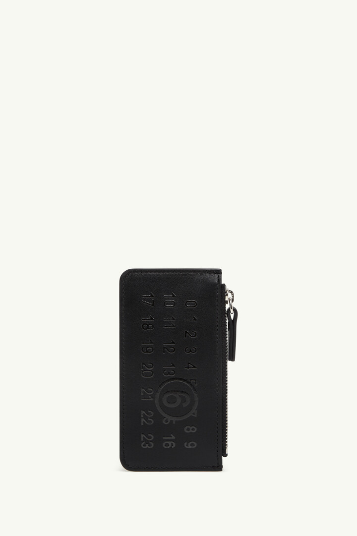 Porte-cartes zipp avec signature | femme