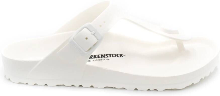 Birkenstock Witte Gizeh EVA Sandalen met brede pasvorm Wit