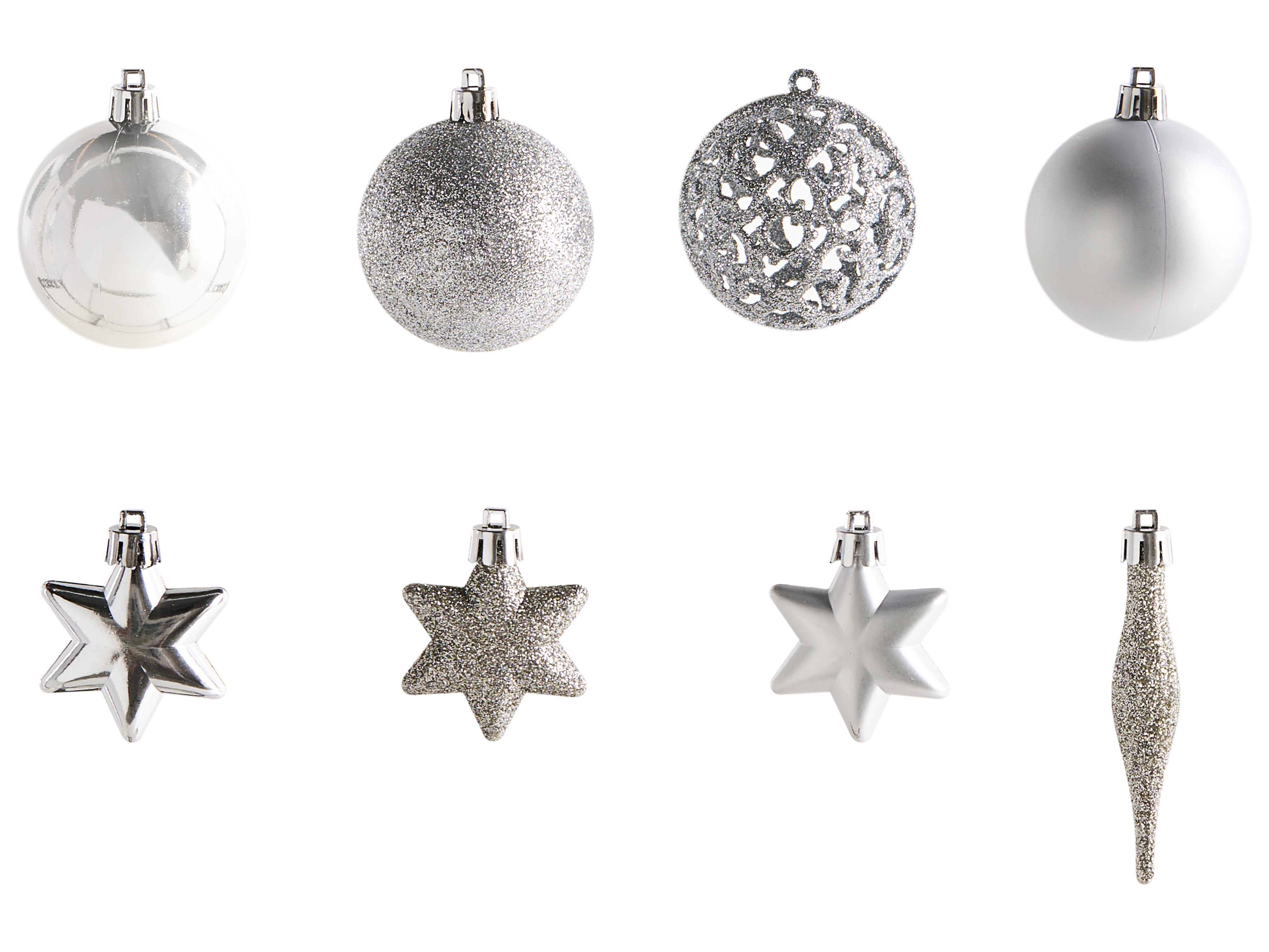 Set van 102 kerstballen BANDAK Zilver