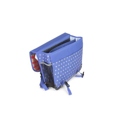 Cartable réversible Catch - 38 cm - 2 compartiments - bleu - Pol Fox