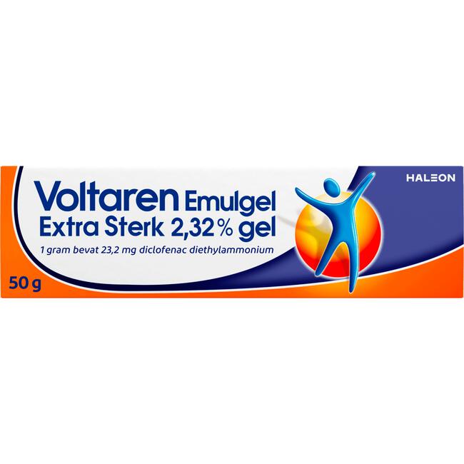 Voltaren Emulgel Extra Sterk 2,32% (diclofenac) 50gr bij Spier- of Gewrichtspijn