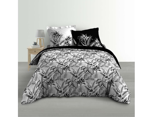DOUCEUR D'INTERIEUR - Ensemble couette + 2 oreillers Parure de lit punta - 100% coton - 240 x 260 cm
