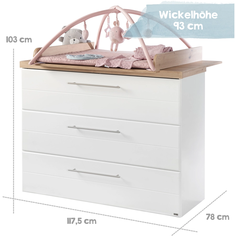 roba Wickelkommode Nele weiß