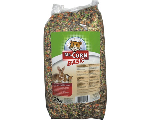 Mr. Corn hoofdvoer voor knaagdieren, 25 kg