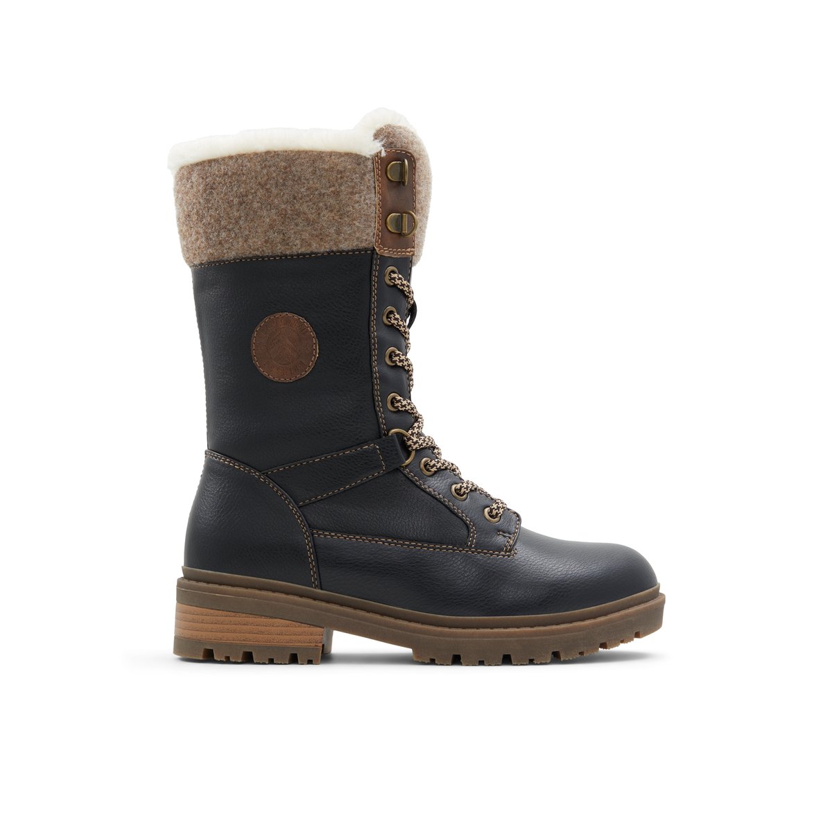 BANFF TRAIL PREMIUM-Sevoican-Bottes mi-mollet d'hiver - Semelle tracteur - Noir
