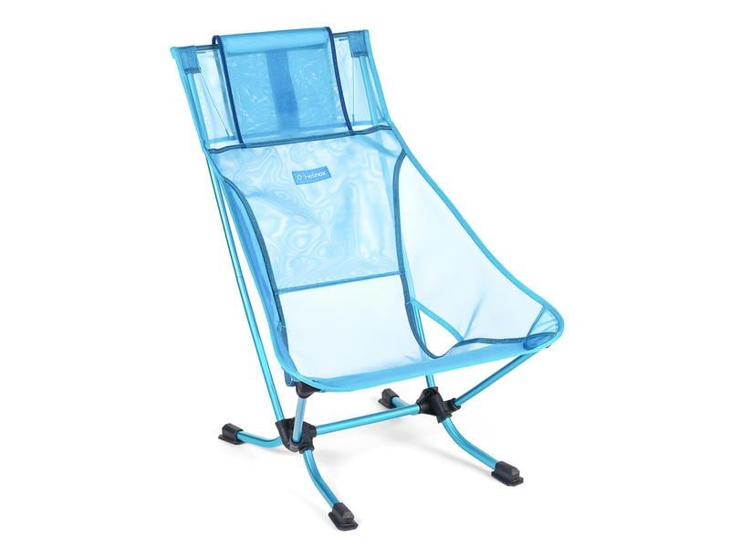 HELINOX Campingstuhl Beach Chair Blue Mesh/Cyan Blue Campingstuhl