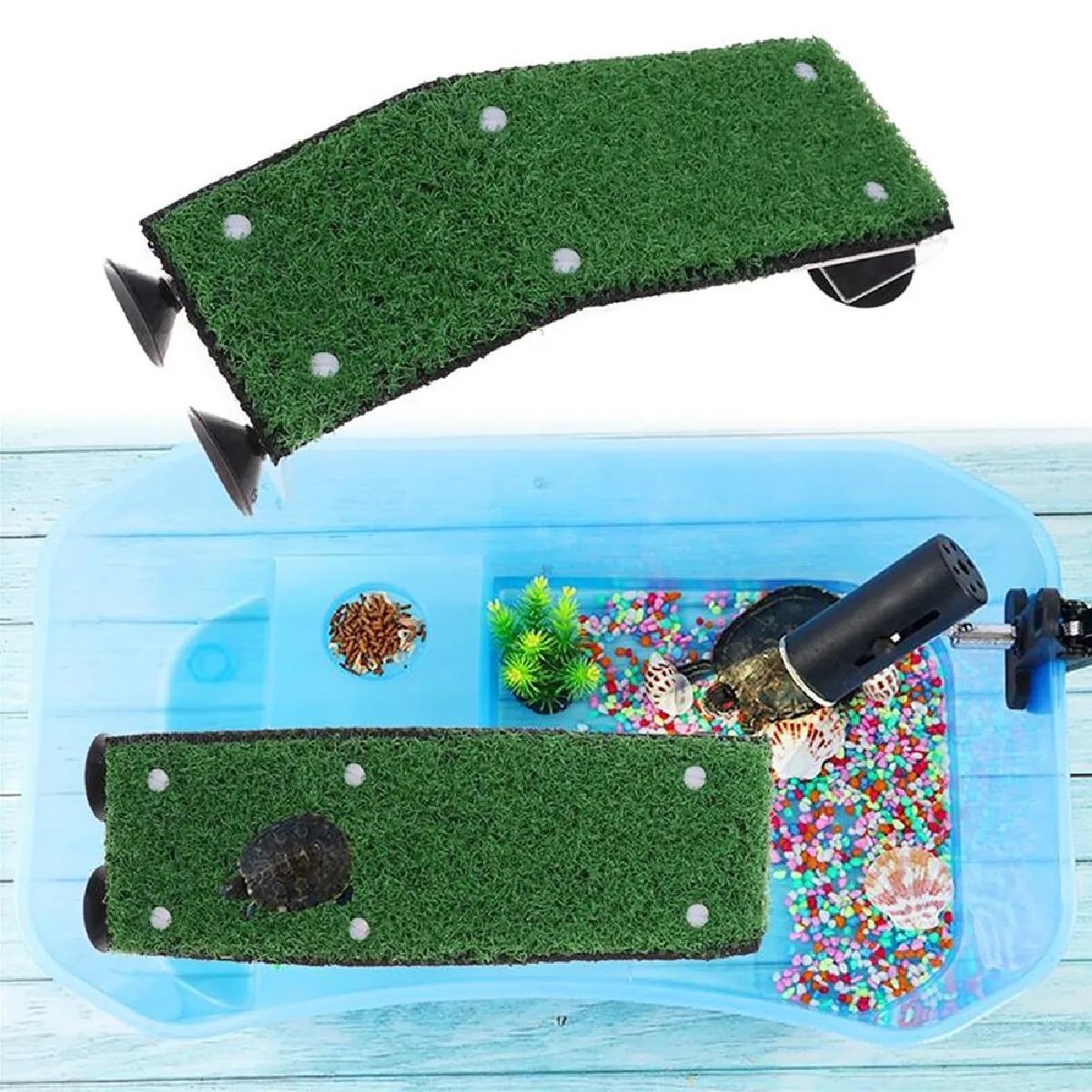 Universal Plateforme flottante tortue aquarium