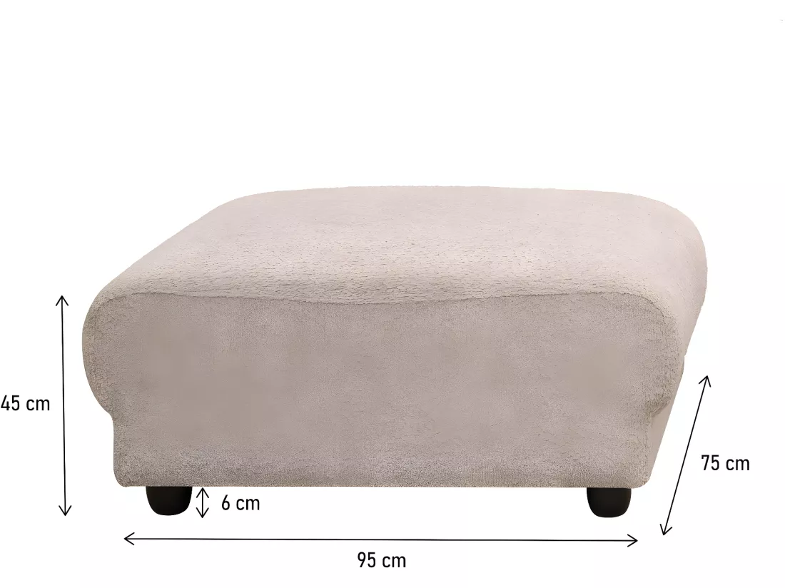 Ottoman pour canapé modulable 