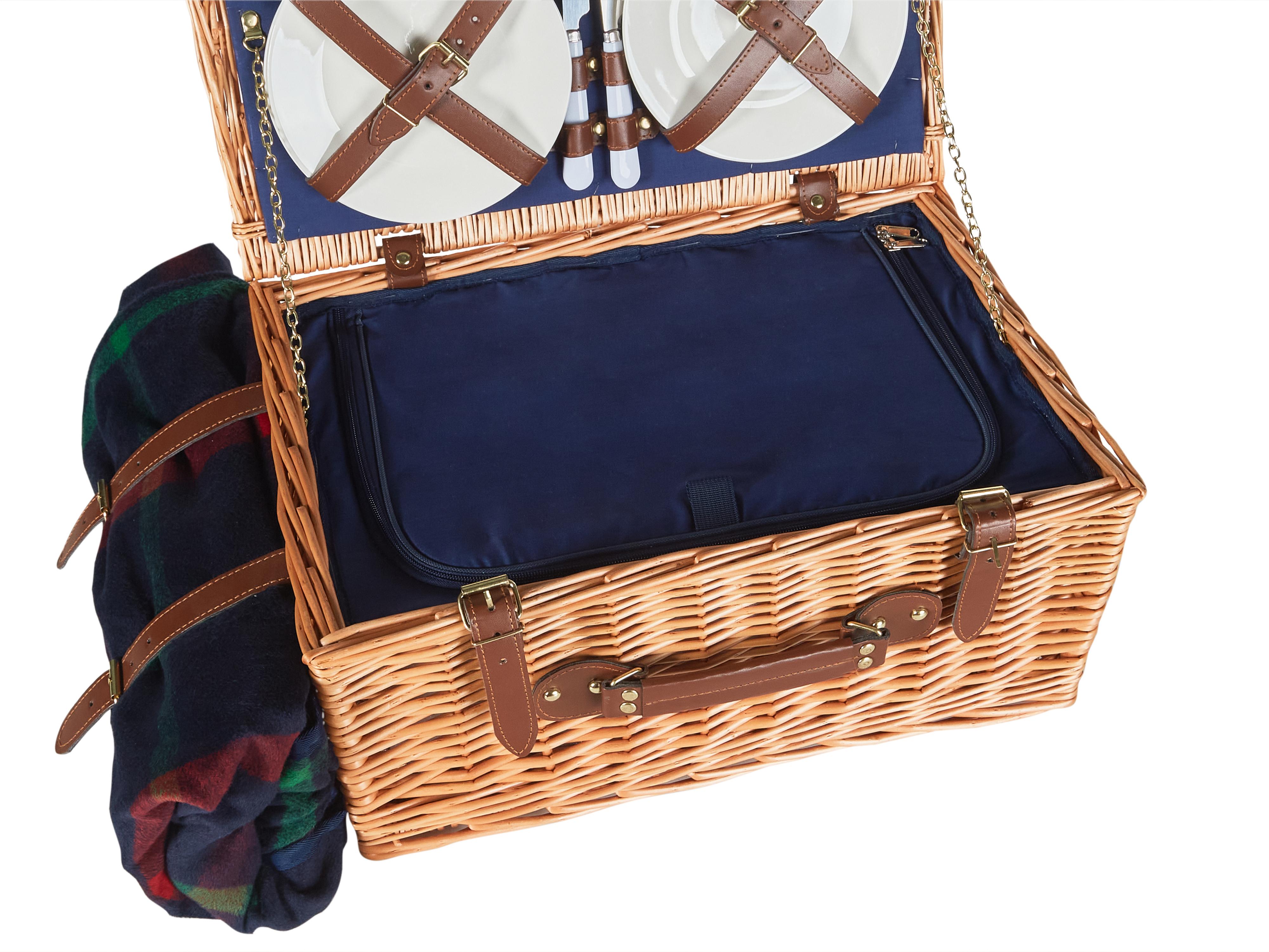 Picknickmand CREPES Hout Bruin