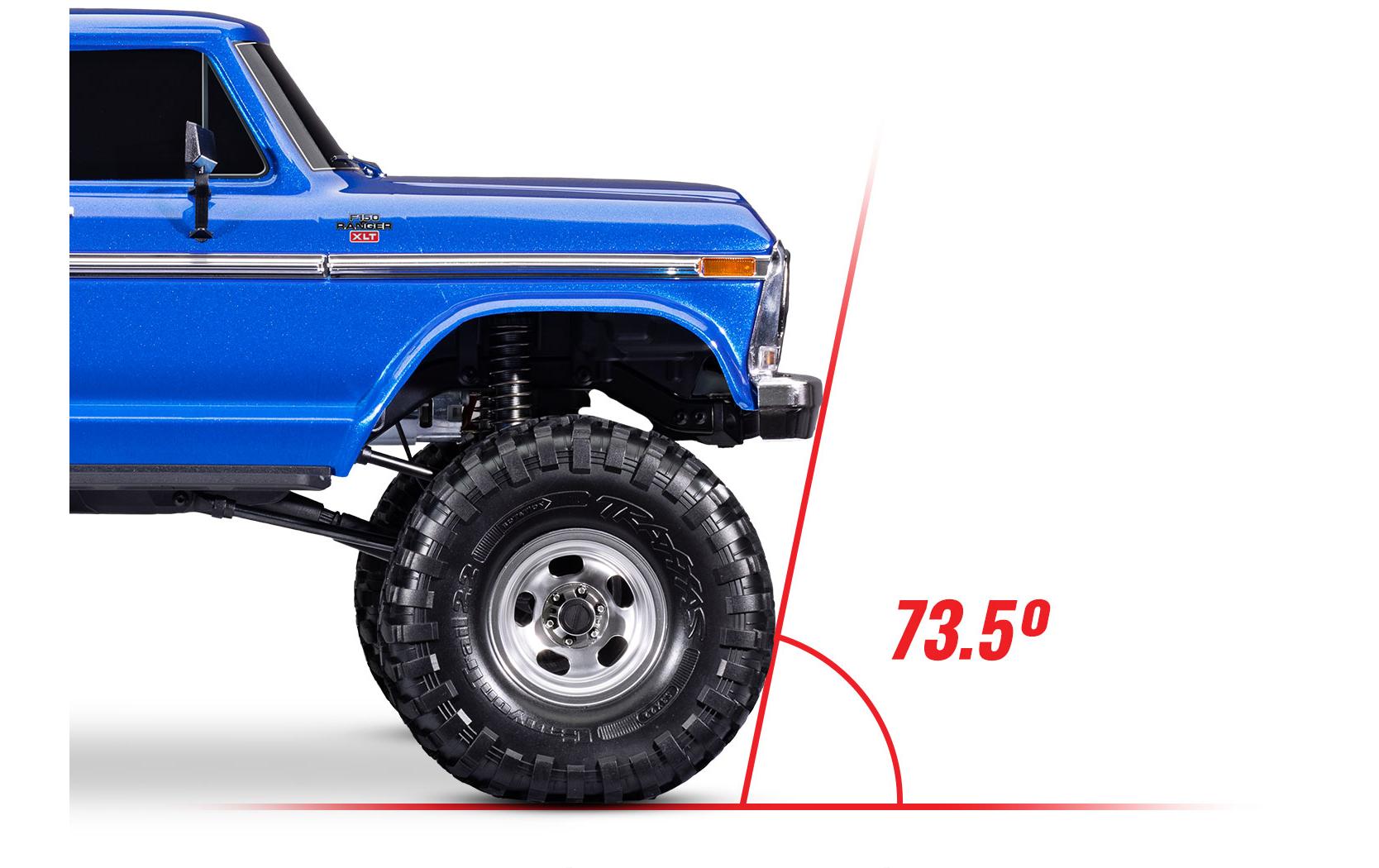 Scale Crawler TRX-4 Ford F-150 HighTrail Schwarz ARTR 1:10<br>Rockcrawler mit 1979 Ford F-150 Pickup Karosserie
