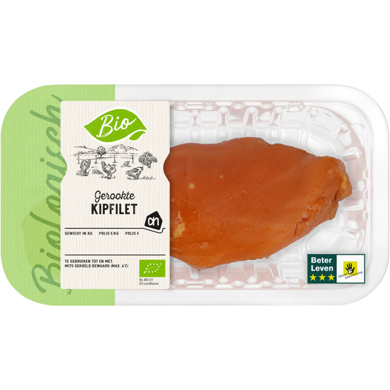 AH Biologisch Gerookte kipfilet