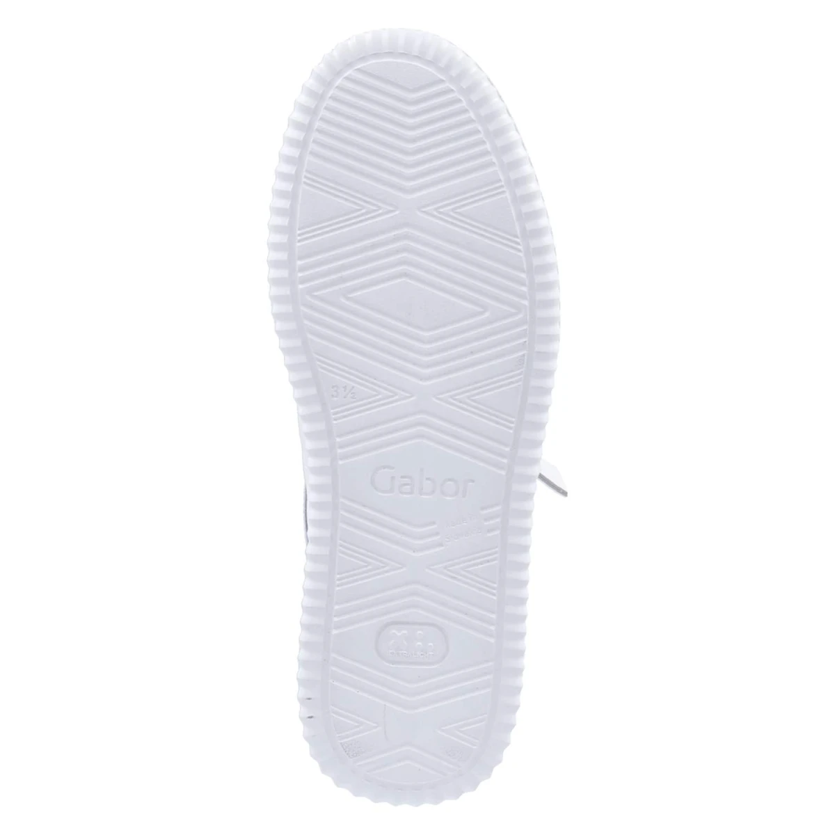 GaborLow Sneaker - weiss/jeans/silber