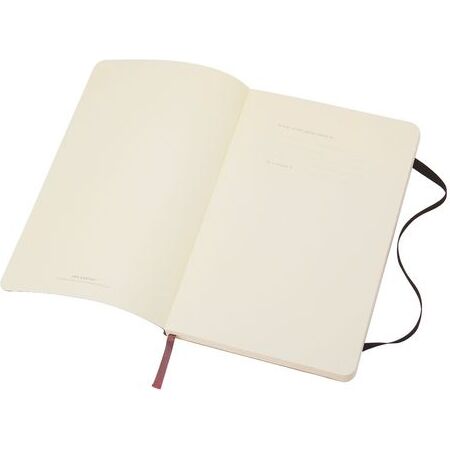 Carnet Moleskine souple 13 x 21 cm ivoire ligné 192 pages