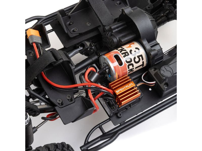 Axial Scale Crawler SCX10 III Base Camp ARTR, Grau Rockcrawler Basis Ausführung mit Spektrum