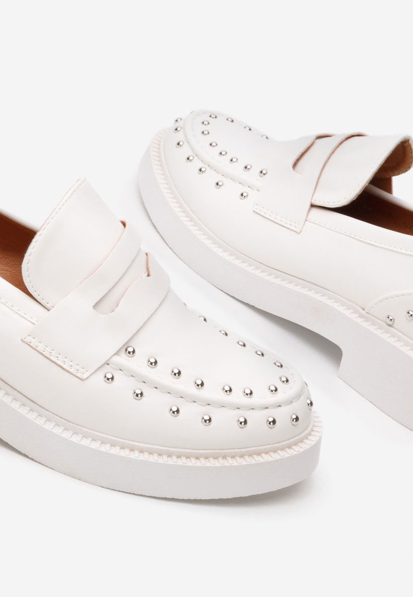 Mocassins femme blancs Kristeen