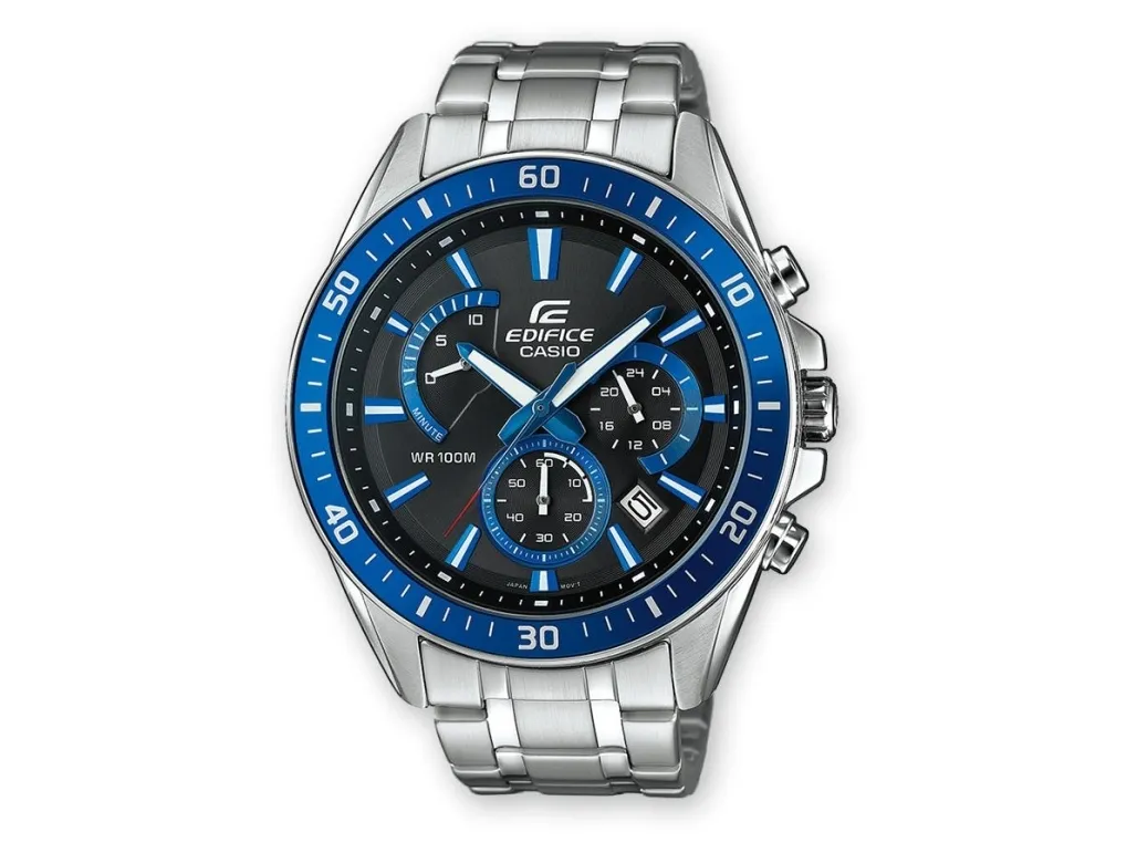 Casio EFR-552D-1A2VUEF, Vandfast, Kronometer, Kvarts