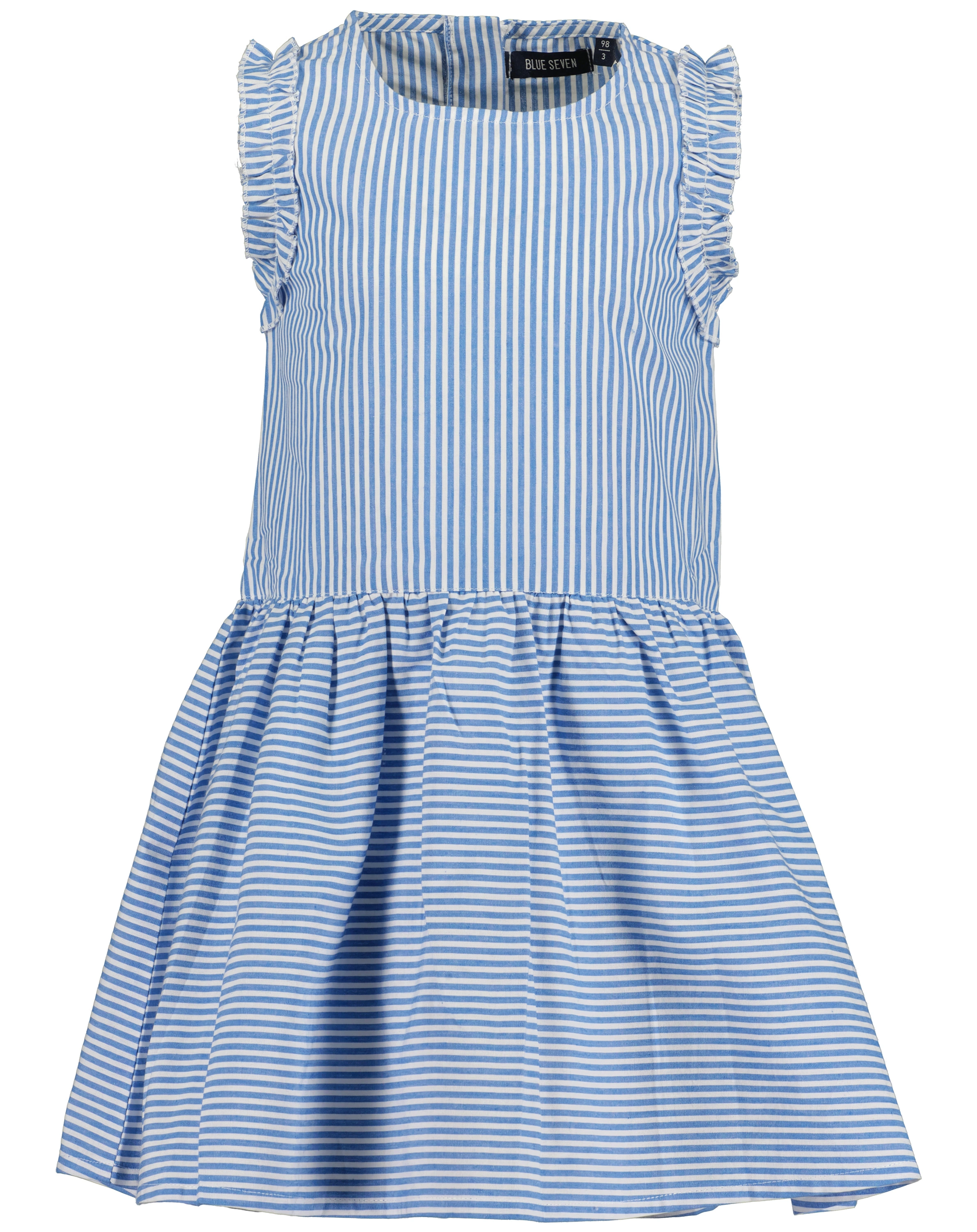 Kleid SUMMER STRIPES ärmellos in blau