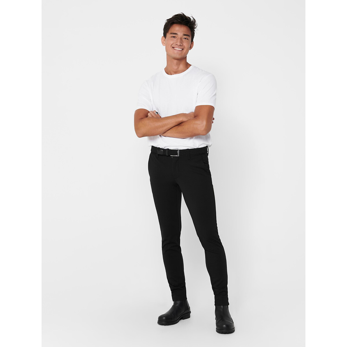 ONLY & SONS<br>Calças slim, stretch, Mark