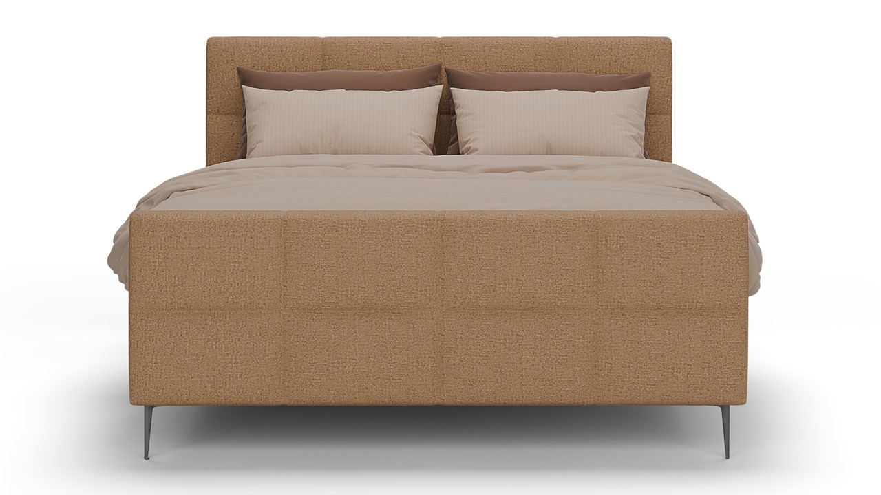 Boxspring Crystal - Soft touch mocha mousse