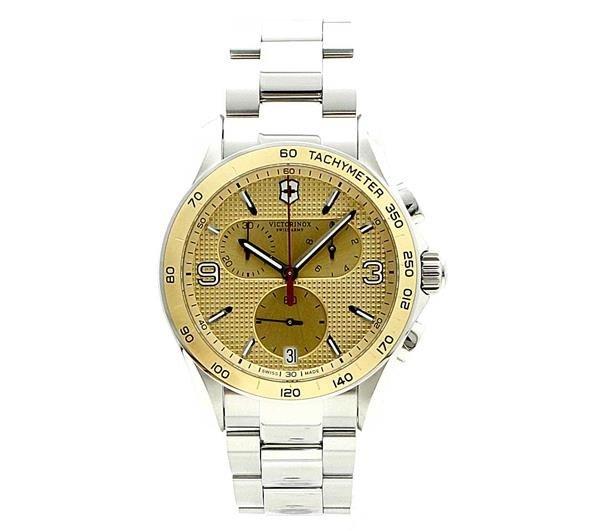 Victorinox Swiss Army Chrono Classic Stainless Steel Luxury Analogue Quartz Watch
