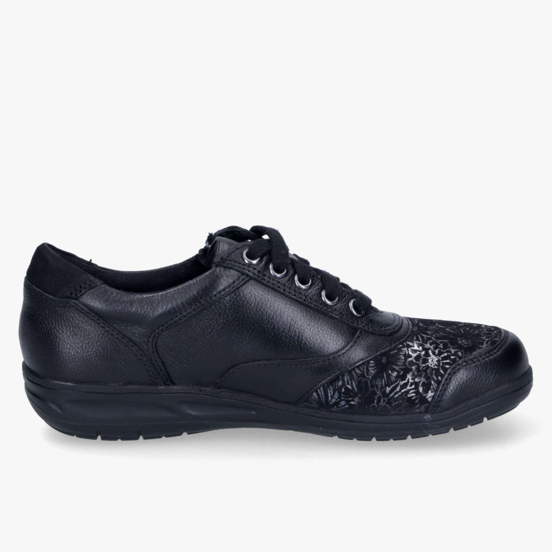 COMFINO Damen Halbschuhe schwarz