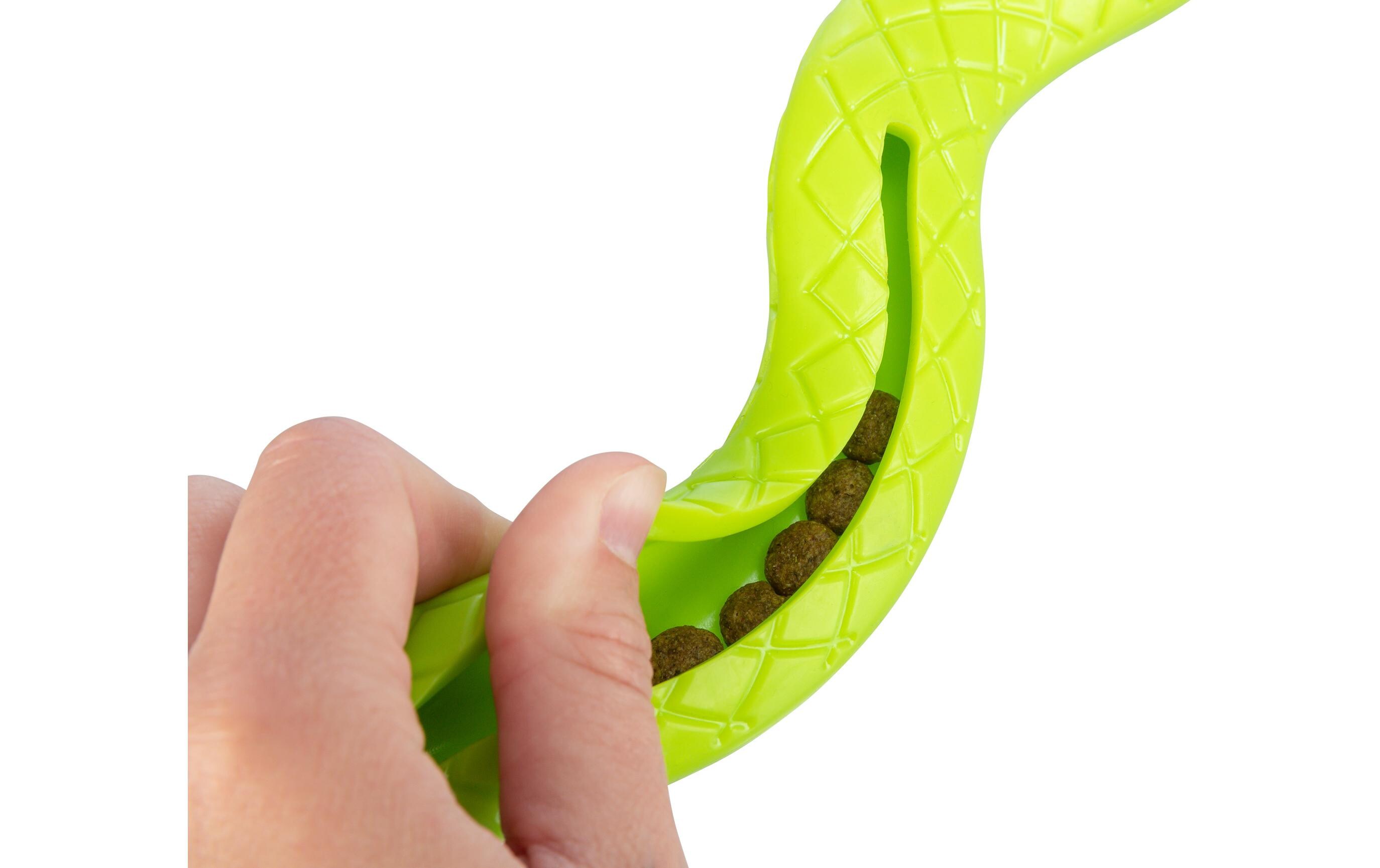Hunde-Spielzeug Snack-Snake, 27 cm, GrünSnack-Spielzeug