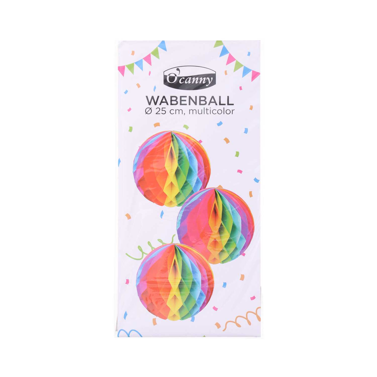 O'Canny Wabenball multicolor, dia 25cm