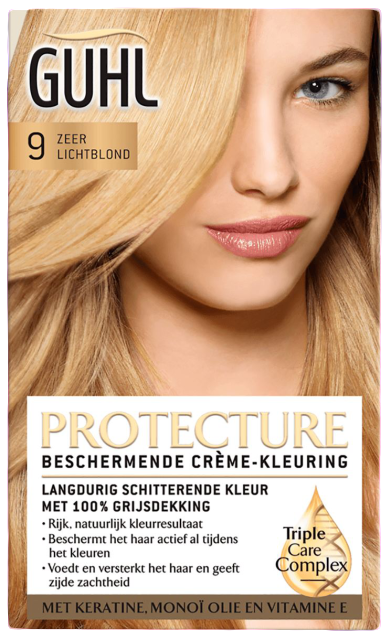 Guhl Haarverf Crème-Kleuring 9 Zeer Lichtblond 1 stuk