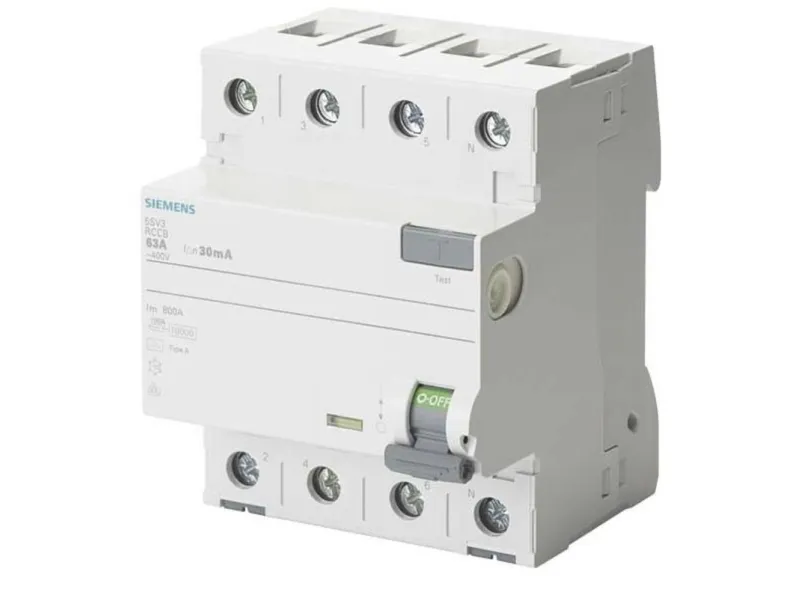 Siemens 5SV33546 FI-sikkerhedsafbryder A 40 A 0.03 A 500 V