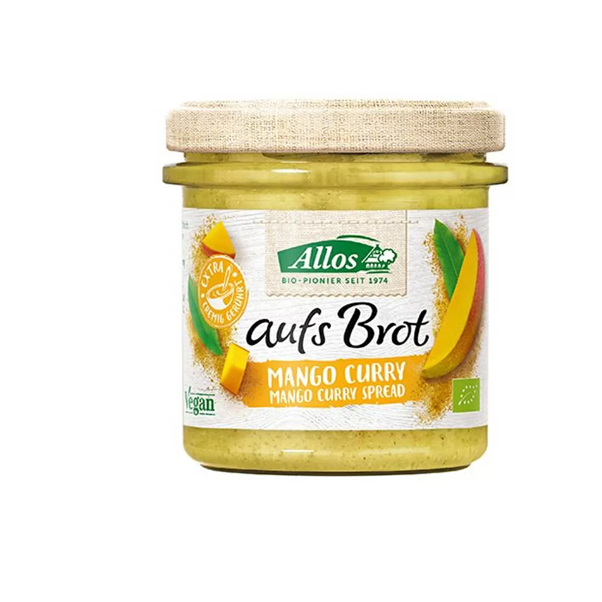 Allos Smørepålæg Mango Curry Ø - 140 g