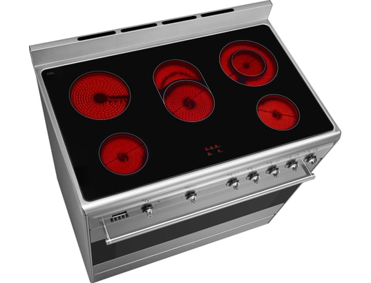 SMEG - Cuisiniere vitroceramique SCD91CMX9