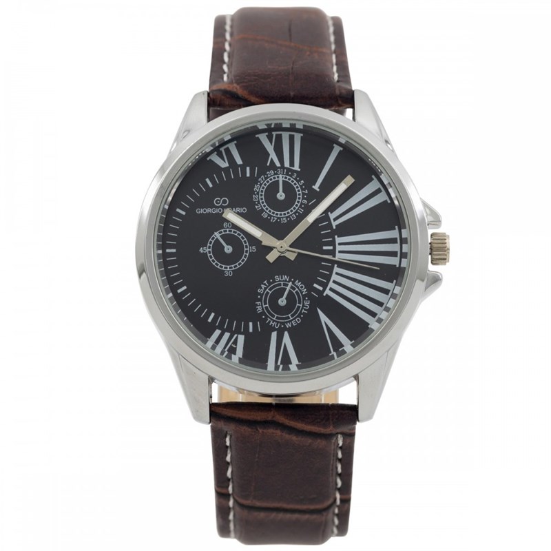 Montre Homme Bracelet Chocolat GIORGIO