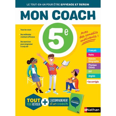 Mon coach - Toutes les matières 5e
