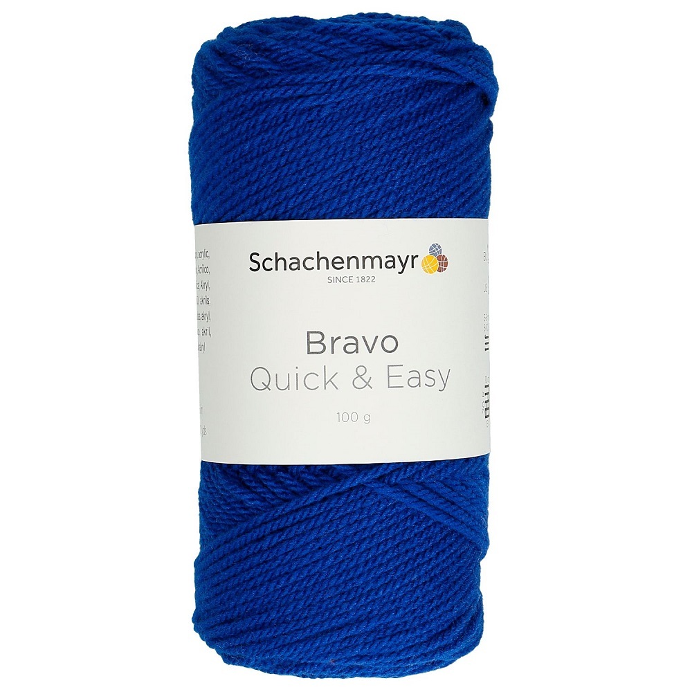 Handstrickgarn BRAVO QUICK & EASY - royal - 100g