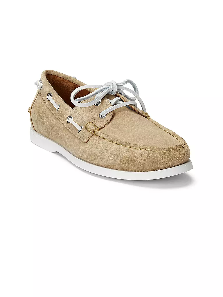 POLO RALPH LAUREN Anzugschuh - Bootschuh MERTON  beige