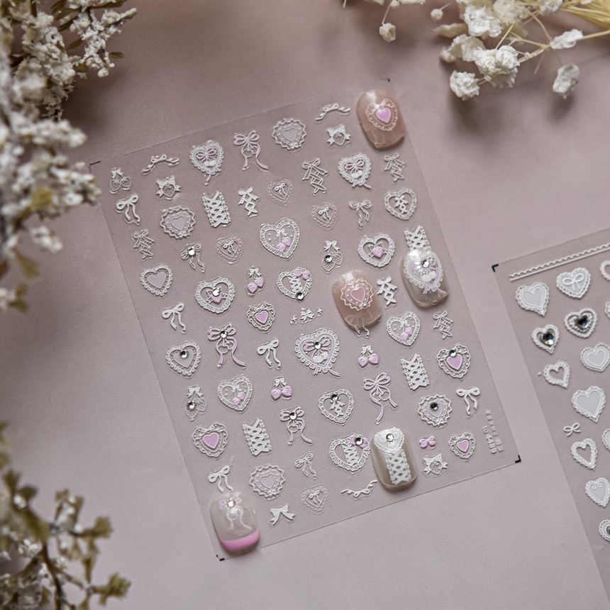 dainlili - Kanten nagelstickers
