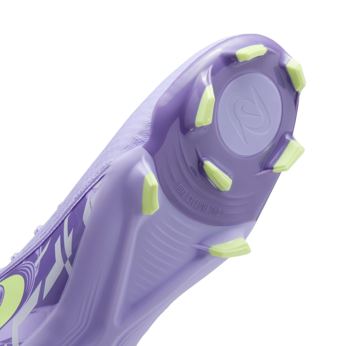 Nike Phantom GX II Academy Gras / Kunstgras Voetbalschoenen (MG) Lichtpaars Lichtgeel