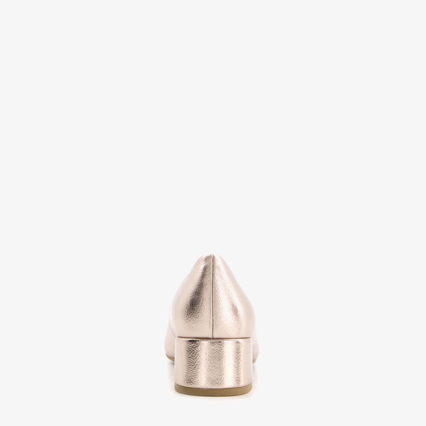 Nova dames pumps met blokhak goud