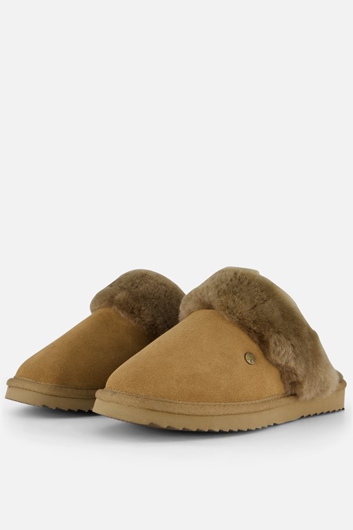 Warmbat Flurry Pantoffels taupe Suede