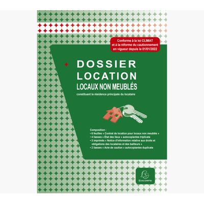 Exacompta - Dossier de location pour logement non meublé