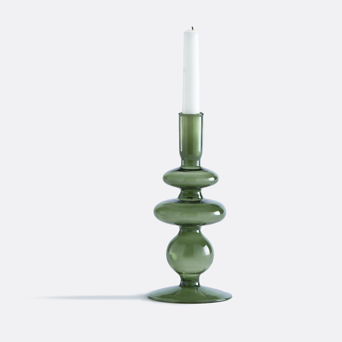 LA REDOUTE INTERIEURS<br>Castiçal de vidro Alt.20 cm, Chilava
