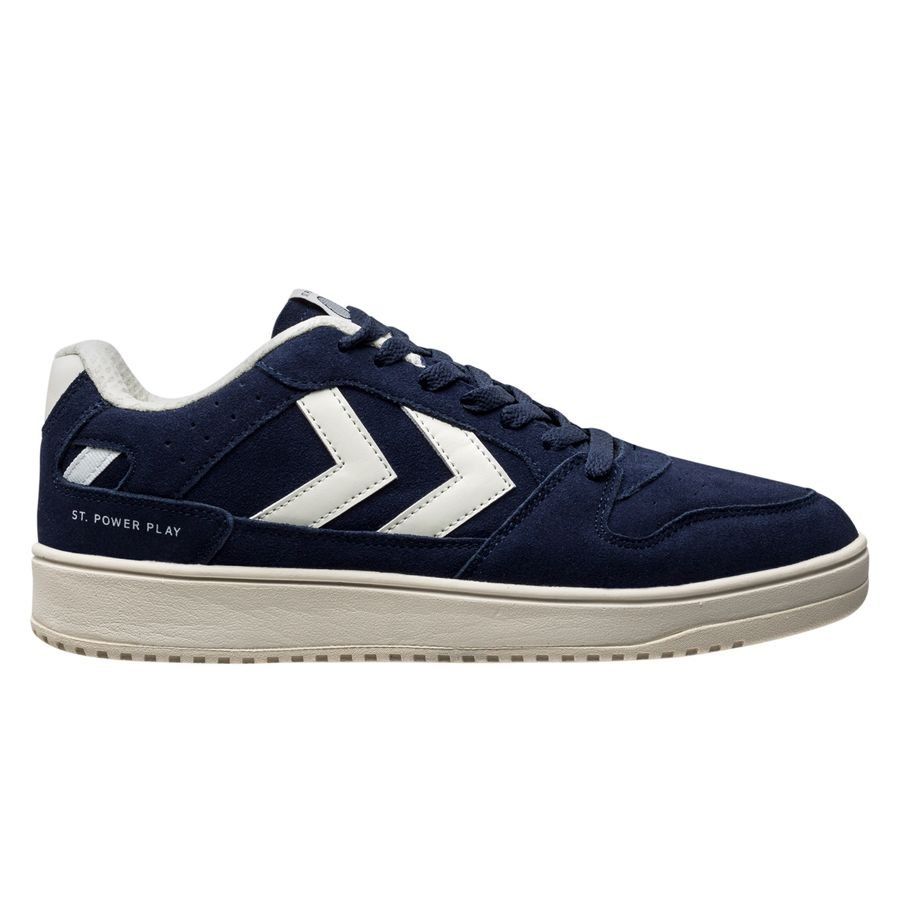 Hummel Chaussures ST. Power Play Suede - Bleu Marine
