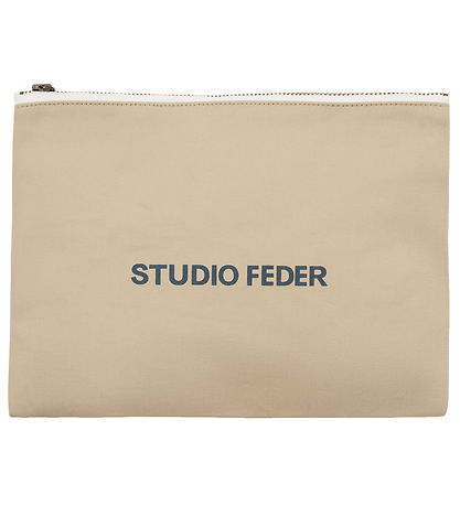 Studio Feder Geldbeutel - Melia - Leinwand - Sand Beige