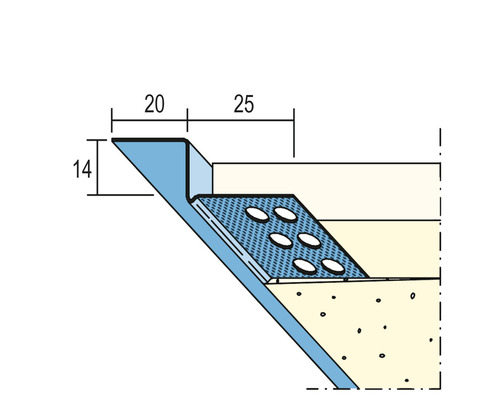 PROTEKTOR eind-/eindprofiel met schaduwvoeg voor droogbouw, gegalvaniseerd staal, 3000 x 20 mm, bundel = 25 stuks