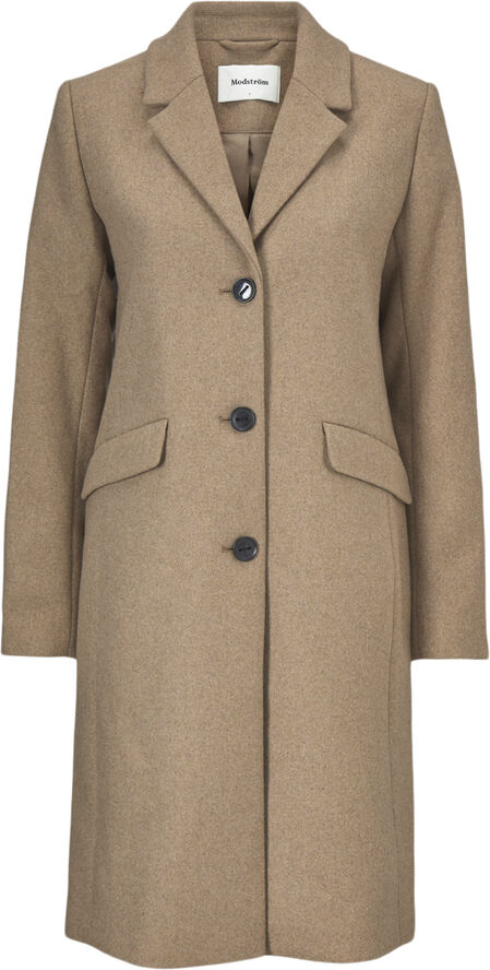 Modström Pamela Wool coat Brown sugar