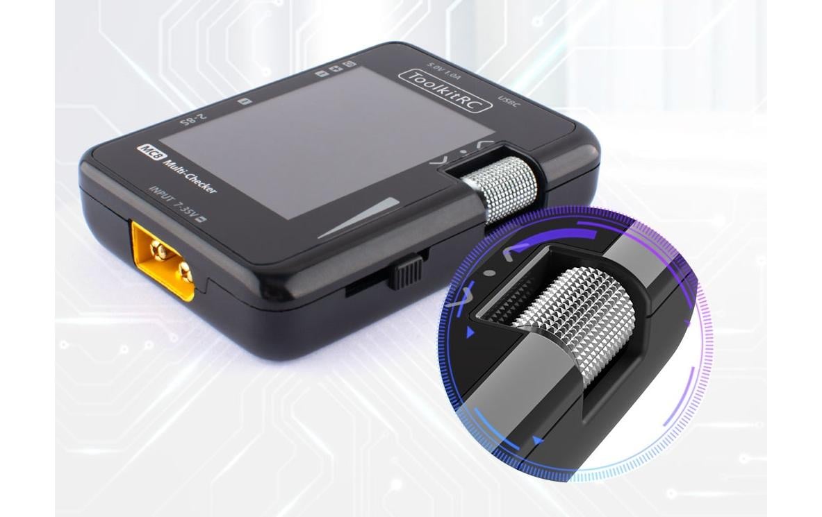 Akkutester MC8 Multitool mit USB LadefunktionMultifunktionaler 2-8S LiPo Tester